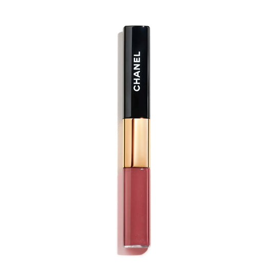 LABIAL LE ROUGE DUO ULTRA TENUE 48 SOFT ROSE - CHANEL - Adrissa Beauty - Maquillaje
