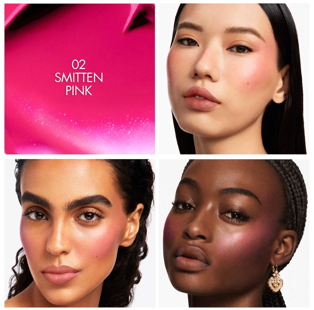 RUBOR CHERRY GLAZE BAR 24H GLOW 02 SMITTEN PINK - DOLCE GABBANA - Adrissa Beauty - Maquillaje