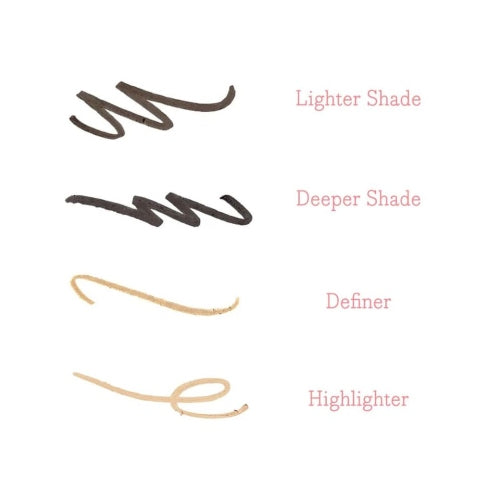 LAPIZ DE CEJAS BROW CONTOUR PRO LIGHT 4 EN 1 BROWN-BLACK - BENEFIT - Adrissa Beauty - Maquillaje