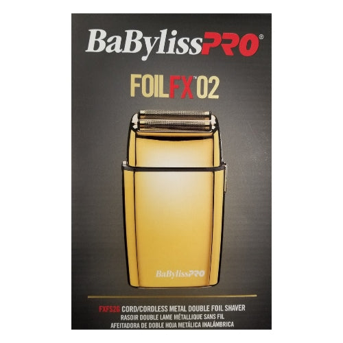 RASURADORA PROFESIONAL FOILFX 02 BABYLISSPRO DORADA - BABYLISS - Adrissa Beauty - Cuidado de la piel