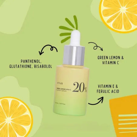 SERUM VITAMINA C 20 VITAMINA E 20GR - ANUA - Adrissa Beauty - Cuidado de la piel
