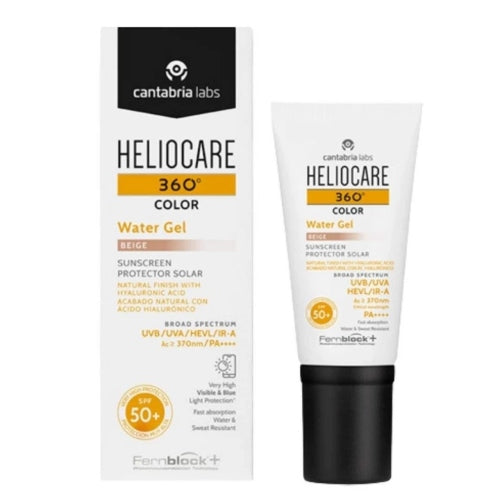 PROTECTOR SOLAR WATER GEL BEIGE - HELIOCARE - Adrissa Beauty - Protector solar