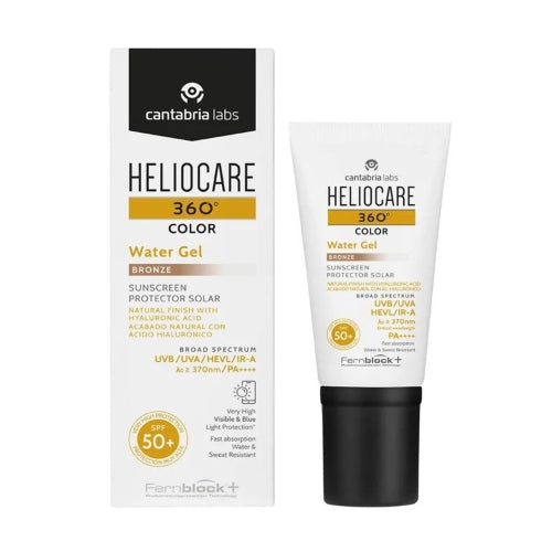 PROTECTOR SOLAR WATER GEL BRONZE - HELIOCARE - Adrissa Beauty - Protector solar