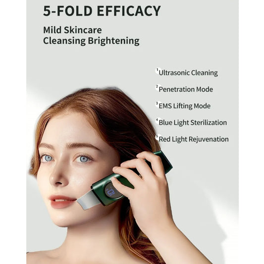 DISPOSITIVO SKIN SCRUBBER ULTRASONICA 3EN1 - MRC3 - Adrissa Beauty - Electrónica