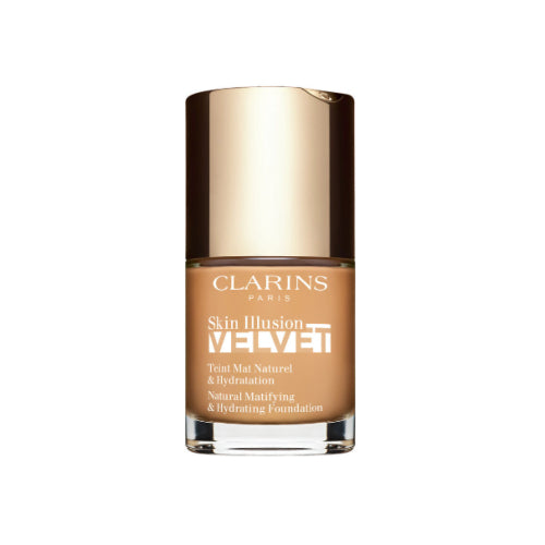 BASE SKIN ILLUSION VELVET 112.3N 30ML - CLARINS - Adrissa Beauty - Maquillaje