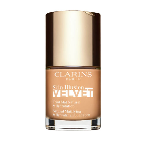 BASE SKIN ILLUSION VELVET 108W 30ML - CLARINS - Adrissa Beauty - Maquillaje