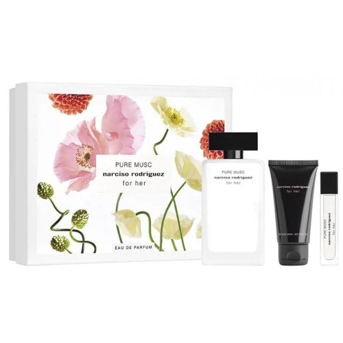 SET PURE MUSC EDP 100ML 3PZAS D - NARCISO RODRIGUEZ - Adrissa Beauty - Perfumes y colonias