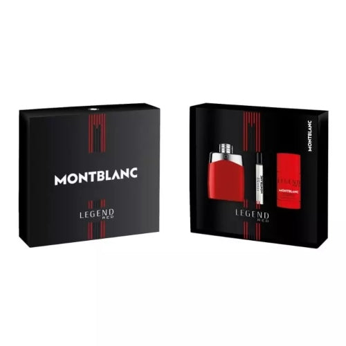 SET LEGEND RED 3PZAS 100ML C - MONT BLANC - Adrissa Beauty - Perfumes y colonias