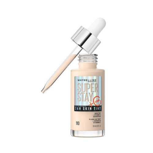 BASE SUPERSTAY SKIN TINT 24H 110 - MAYBELLINE - Adrissa Beauty - Maquillaje