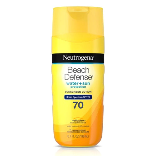 PROTECTOR SOLAR BEACH DEFENSE SPF70 198ML - NEUTROGENA - Adrissa Beauty - Cuidado de la piel