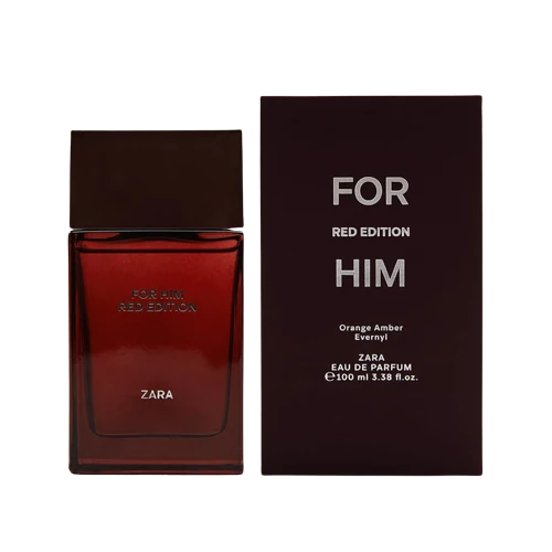 FOR HIM RED EDITION 100ML C - ZARA - Adrissa Beauty - Perfumes y colonias