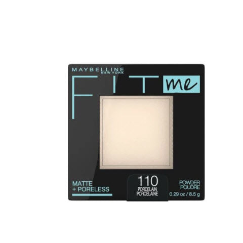POLVO COMPACTO FIT ME PORCELAIN 110 - MAYBELLINE - Adrissa Beauty - Maquillaje