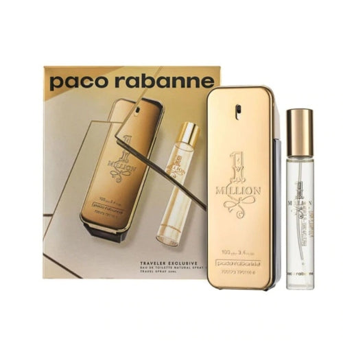 SET ONE MILLION 100ML + MINI C - PACO RABANNE - Adrissa Beauty - Perfumes y colonias