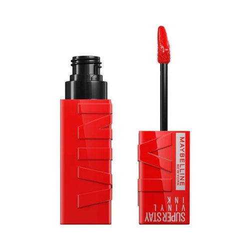 LABIAL SUPERSTAY VINYL INK 25 RED HOT - MAYBELLINE - Adrissa Beauty - Maquillaje