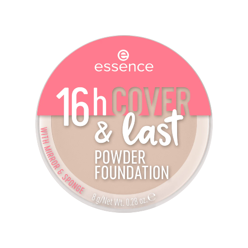 POLVO COMPACTO 16H COVER 05 CLASSIC VAINILLA - ESSENCE - Adrissa Beauty - 