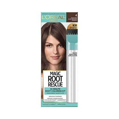 MAGIC ROOT RESCUE 4 DARK BROWN - LOREAL - Adrissa Beauty - Accesorios para teñir el cabello