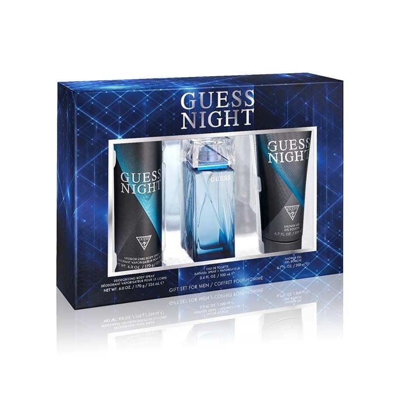 SET GUESS NIGHT 100ML 3PZAS C - GUESS - Adrissa Beauty - Perfumes y colonias