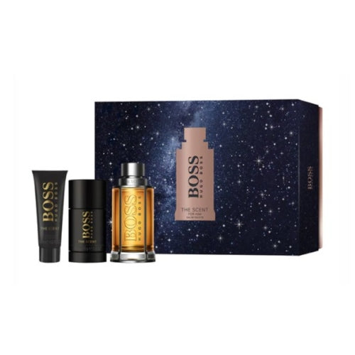 SET THE SCENT 3 PZS C - HUGO BOSS - Adrissa Beauty - Perfumes y colonias