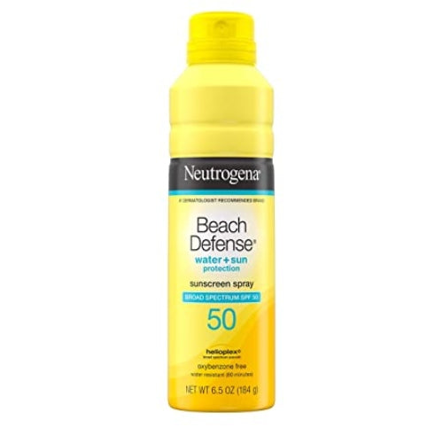 PROTECTOR SOLAR AEROSOL BEACH DEFENSE SPF50 - NEUTROGENA - Adrissa Beauty - Cuidado de la piel