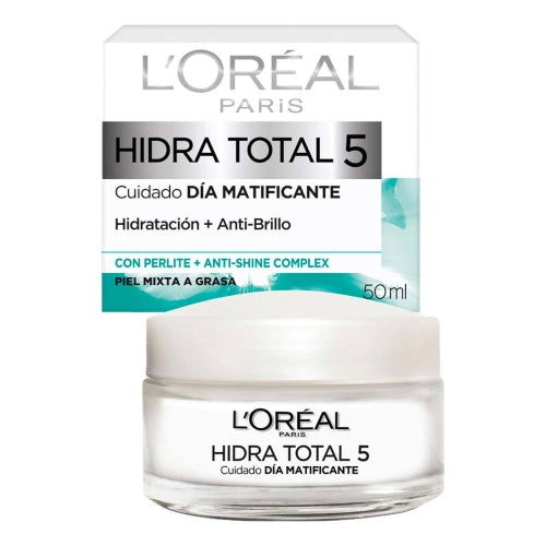 CREMA HIDRA TOTAL 5 ANTI BRILLO - LOREAL - Adrissa Beauty - Cuidado de la piel