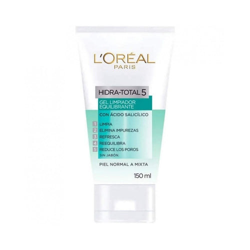 LIMPIADOR GEL EQUILIBRANTE HIDRA-TOTAL 5 - LOREAL - Adrissa Beauty - Cuidado de la piel