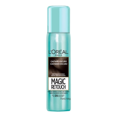 MAGIC RETOUCH CASTA�O OSCURO - LOREAL - Adrissa Beauty - Cuidado capilar