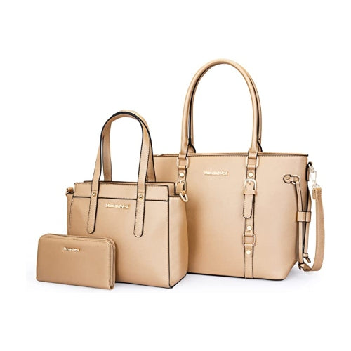 SET CARTERA CARAMELO 3PZAS - MONTANAWEST - Adrissa Beauty - 