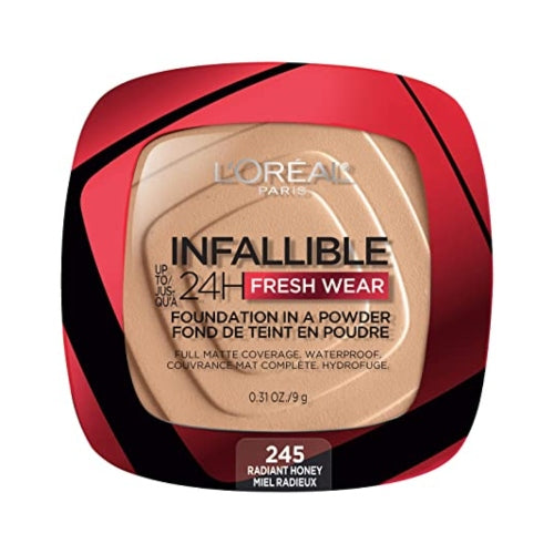 POLVO INFALLIBLE 24H 245 RADIANT HONEY - LOREAL - Adrissa Beauty - Maquillaje