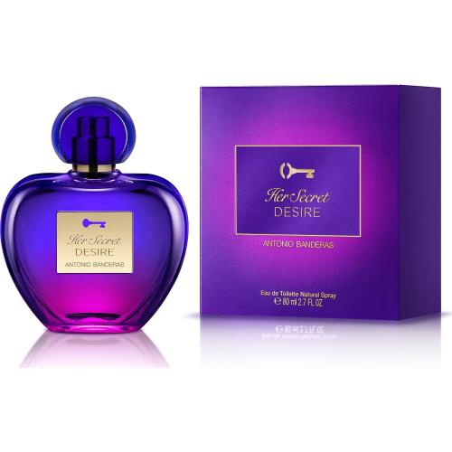 HER SECRET DESIRE 80ML D - ANTONIO BANDERAS - Adrissa Beauty - Perfumes y colonias