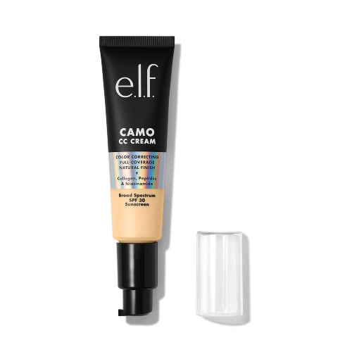 BASE CC CREAM CAMO 140 W FAIR 30GR - ELF - Adrissa Beauty - Cosméticos