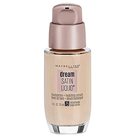 BASE DREAM SATIN LIQUID 75 NATURAL BEIGE - MAYBELLINE - Adrissa Beauty - Maquillaje