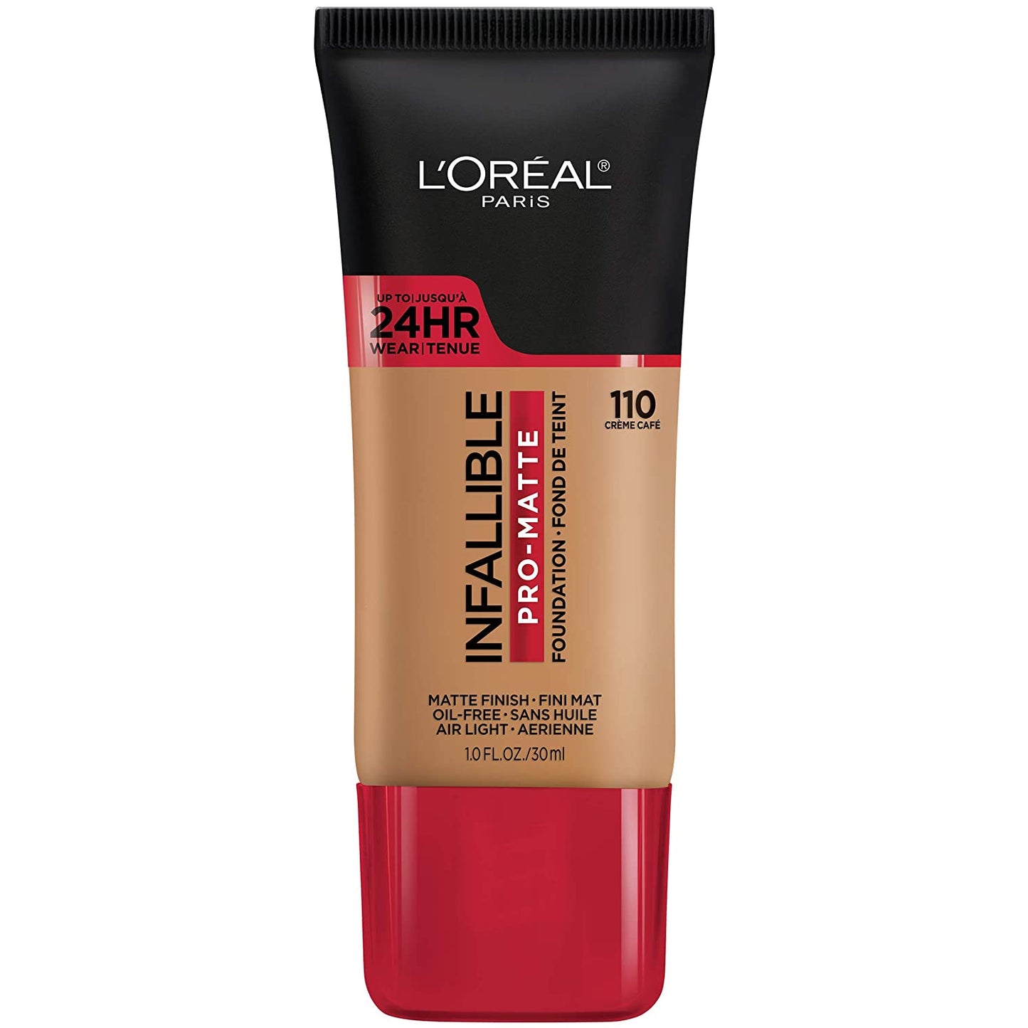 BASE INFALLIBLE PRO-MATTE 110 CREME CAFE - LOREAL - Adrissa Beauty - Maquillaje