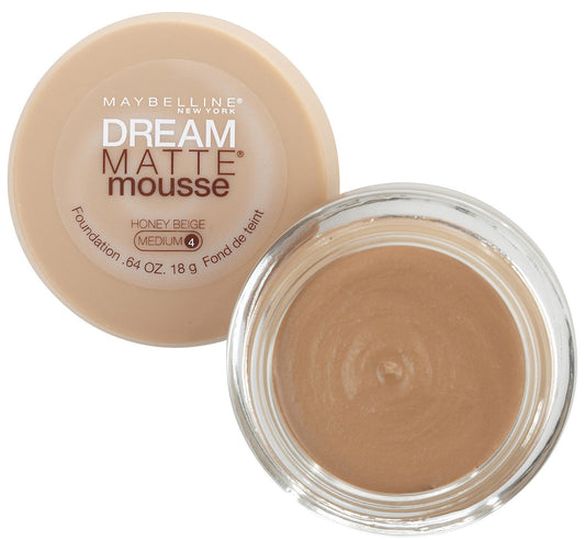 BASE MOUSSE MEDIUM 4 - MAYBELLINE - Adrissa Beauty - Cosméticos