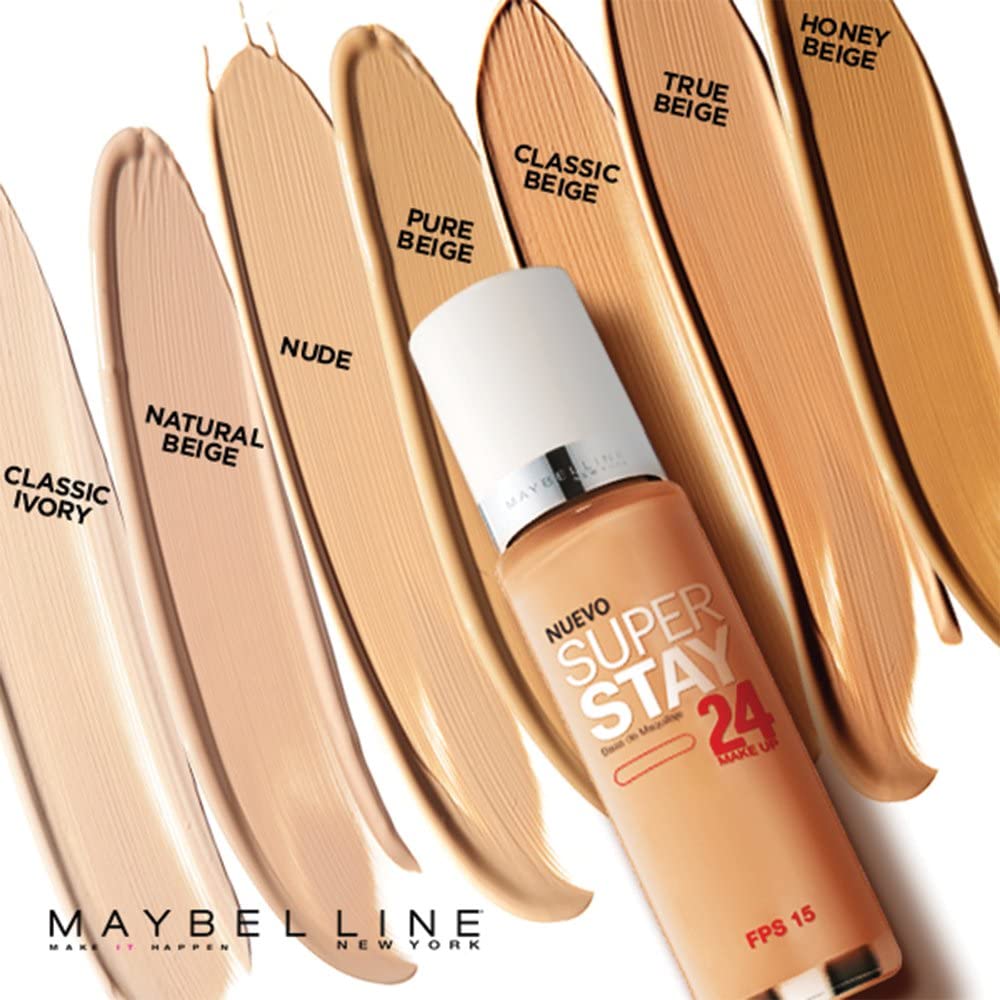 BASE SUPERSTAY 24MAKEUP NUDE - MAYBELLINE - Adrissa Beauty - Maquillaje