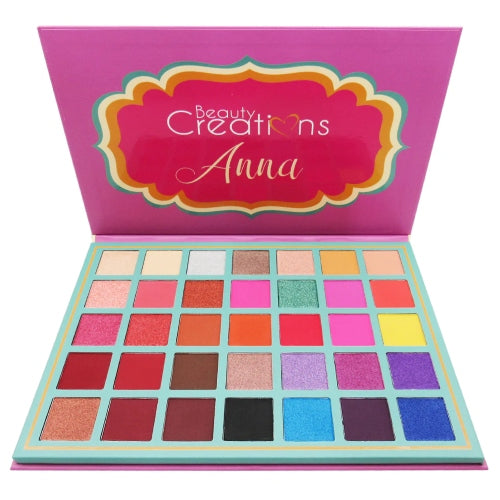 PALETA DE SOMBRAS ANNA - BEAUTY CREATIONS - Adrissa Beauty - 
