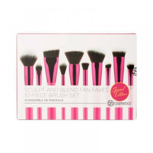 SET BROCHAS SCULPT AND BLEND 10PZAS - BH COSMETICS - Adrissa Beauty - Maquillaje