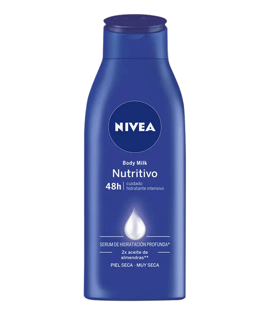 CREMA BODY MILK 48H 400ML - NIVEA - Adrissa Beauty - Cuidado de la piel