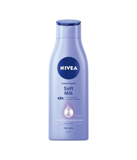 CREMA SOFT MILK PIEL SECA 250ML - NIVEA - Adrissa Beauty - Cuidado de la piel