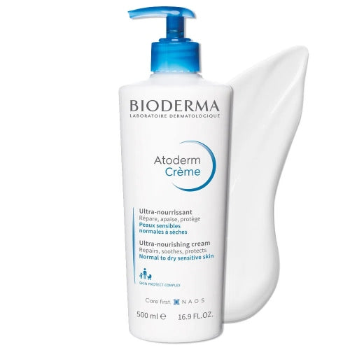 CREMA HIDRATANTE REPARADORA ATODERM CREME 500ML - BIODERMA - Adrissa Beauty - Cuidado de la piel