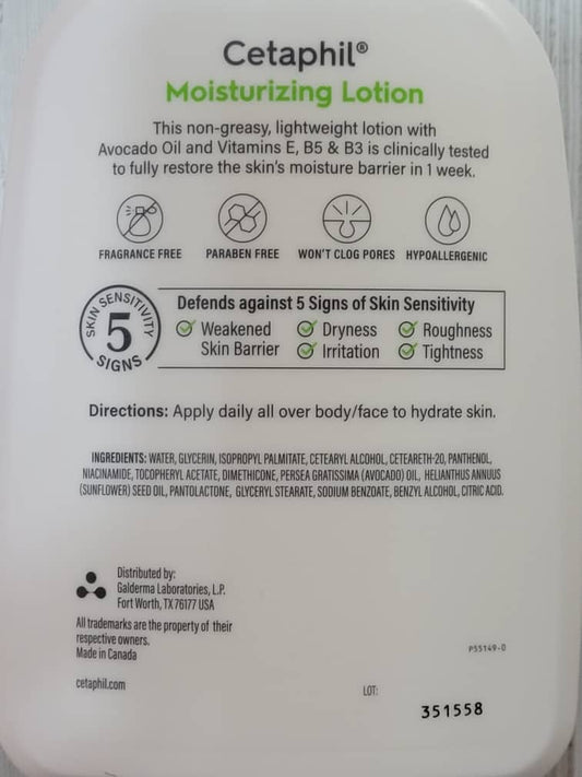 CREMA HIDRAT DRY TO NORMAL 20OZ - CETAPHIL - Adrissa Beauty - Cuidado de la piel