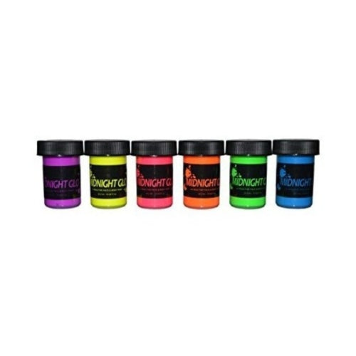 PINTURA NEON 6PZAS - MIDNIGHT GLOW - Adrissa Beauty - Maquillaje