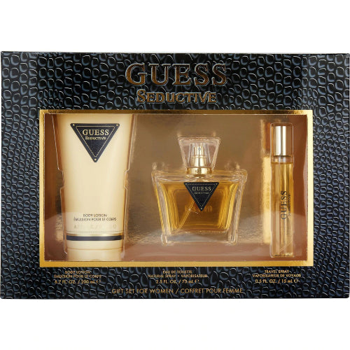 SET GUESS SEDUCTIVE 3PZAS 75ML D - GUESS - Adrissa Beauty - Perfumes y colonias