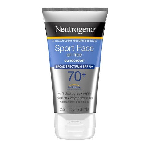 PROTECTOR SOLAR SPORT FACE 70SPF 73ML - NEUTROGENA - Adrissa Beauty - Cuidado de la piel