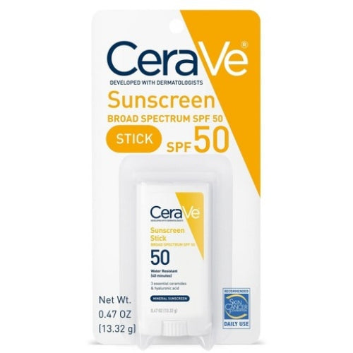 PROTECTOR SOLAR EN BARRA  FACIAL SPF50 - CERAVE - Adrissa Beauty - Cuidado de la piel