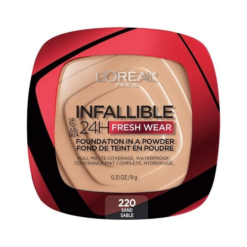 POLVO INFALLIBLE 24H 220 SAND - LOREAL - Adrissa Beauty - Maquillaje