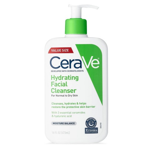 LIMPIADOR FACIAL FOAMING NORMAL TO DRY 473ML - CERAVE - Adrissa Beauty - Cuidado de la piel