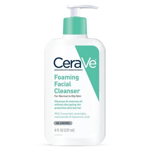 LIMPIADOR FACIAL FOAMING 237ML - CERAVE - Adrissa Beauty - Cuidado de la piel