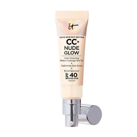 BASE CC NUDE GLOW 32ML FAIR IVORY - IT COSMETICS - Adrissa Beauty - Maquillaje