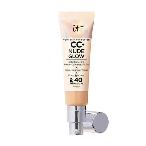 BASE CC NUDE GLOW 32ML MEDIUM - IT COSMETICS - Adrissa Beauty - Maquillaje