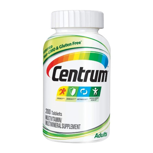 MULTIVITAMINICO 200TABL - CENTRUM - Adrissa Beauty - Vitaminas y complementos